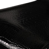 2X STEEL FRAME BLACK LEATHERETTE MEDIUM HIGH BACKREST