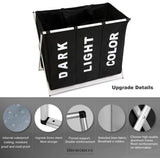 3 IN 1 LARGE 135L LAUNDRY CLOTHES HAMPER BASKET