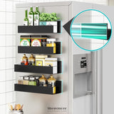 4 PACK MAGNETIC FRIDGE SPICE RACK