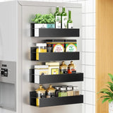 4 PACK MAGNETIC FRIDGE SPICE RACK