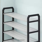 4 TIER SHOE RACK STORAGE ORGANISER (WHITE)