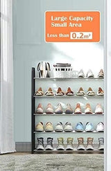 4 TIER SHOE RACK STORAGE ORGANISER (WHITE)
