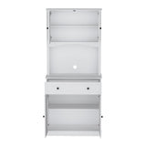 Artiss Buffet Sideboard Hutch Cabinet - BEINI White