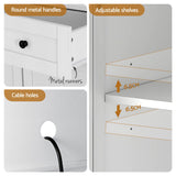 Artiss Buffet Sideboard Hutch Cabinet - BEINI White