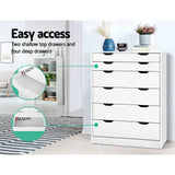 Artiss 6 Chest of Drawers - MYLA White