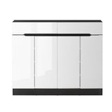 Artiss Shoe Rack Cabinet Storage 120cm w/ Drawer - White Lydia