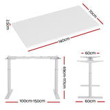 Artiss Standing Desk Motorised Electric Dual Motor 140CM White