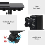 Artiss Laptop Desk Table Fan Cooling Black 60CM