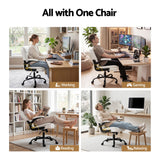 Artiss Executive Office Chair Mid Back White
