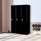 Three-Door Side by Side Office Gym Shed Storage Locker