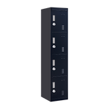 4-Door Vertical Locker for Office Gym Shed School Home Storage