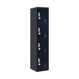 4-Door Vertical Locker for Office Gym Shed School Home Storage