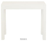 AMSTERDAM 1 DRAWER SOFA TABLE (WHITE)