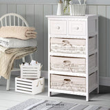 ARTISS 2 CHEST OF DRAWERS WITH 3 BASKETS - ELIOT