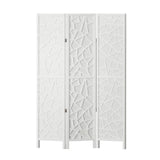 ARTISS 3 PANEL ROOM DIVIDER SCREEN 122X170CM CLOVER WHITE