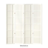 ARTISS 4 PANEL ROOM DIVIDER SCREEN 176X179CM NOVA WHITE