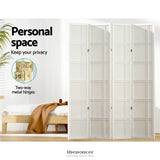ARTISS 4 PANEL ROOM DIVIDER SCREEN 176X179CM NOVA WHITE