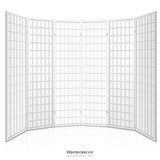 ARTISS 6 PANEL ROOM DIVIDER SCREEN 261X179CM WHITE
