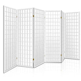 ARTISS 6 PANEL ROOM DIVIDER SCREEN 261X179CM WHITE