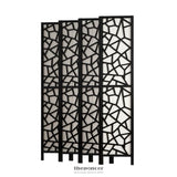 ARTISS 8 PANEL ROOM DIVIDER SCREEN 325X170CM CLOVER BLACK