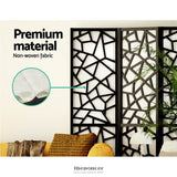 ARTISS 8 PANEL ROOM DIVIDER SCREEN 325X170CM CLOVER BLACK