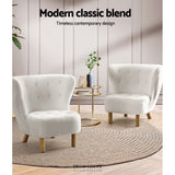 ARTISS ARMCHAIR LOUNGE ACCENT CHAIR ARMCHAIRS COUCH CHAIRS