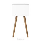 ARTISS BEDSIDE TABLE 2 DRAWERS - BODIE WHITE