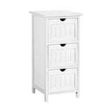 ARTISS BEDSIDE TABLE BATHROOM STORAGE CABINET 3 DRAWERS