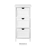 ARTISS BEDSIDE TABLE BATHROOM STORAGE CABINET 3 DRAWERS