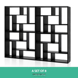 ARTISS BOOKSHELF L SHAPE DIY - BLACK