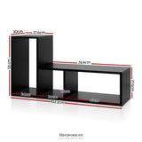 ARTISS BOOKSHELF L SHAPE DIY - BLACK