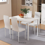 ARTISS DINING CHAIRS AND TABLE DINING SET 4 CHAIR SET OF 5