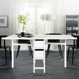 ARTISS DINING TABLE RECTANGULAR EXTENDABLE WHITE
