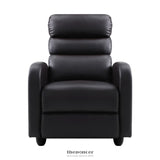 ARTISS RECLINER ARMCHAIR BROWN FAUX LEATHER BOLIVIA