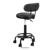 ARTISS SALON STOOL SWIVEL CHAIRS WITH BACK BARBER BEAUTY