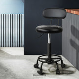 ARTISS SALON STOOL SWIVEL CHAIRS WITH BACK BARBER BEAUTY
