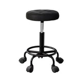ARTISS SALON STOOL SWIVEL HEIGHT ADJUSTABLE ROUND BARBER