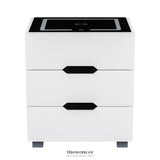 ARTISS SMART BEDSIDE TABLE 3 DRAWERS WITH WIRELESS CHARGING