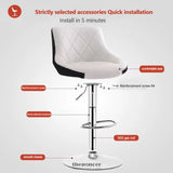 BAR STOOLS KITCHEN STOOL LEATHER BARSTOOLS SWIVEL GAS LIFT