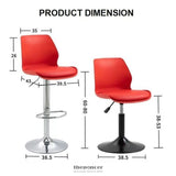 BAR STOOLS KITCHEN BAR STOOL LEATHER BARSTOOLS SWIVEL GAS