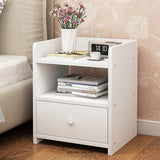 BEDSIDE TABLES SIDE TABLE NIGHTSTAND STORAGE DRAWER SHELF