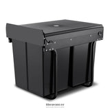CEFITO 2X20L PULL OUT BIN - BLACK