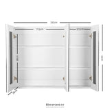 CEFITO BATHROOM MIRROR CABINET 1200X720MM WHITE