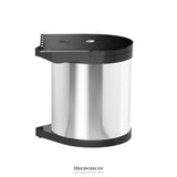 CEFITO KITCHEN SWING OUT PULL OUT BIN STAINLESS STEEL
