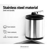 CEFITO KITCHEN SWING OUT PULL OUT BIN STAINLESS STEEL