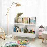 CHILDRENS SHELVING UNIT 5 COMPARTMENTS BOOKCASE