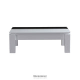 COFFEE TABLE HIGH GLOSS FINISH LIFT UP TOP MDF BLACK &