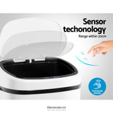 DEVANTI 68L MOTION SENSOR BIN RUBBISH AUTOMATIC WHITE
