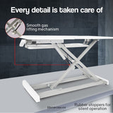 FORTIA 83CM DESK RISER OFFICE SHELF STANDUP SIT STAND