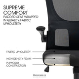 FORTIA ERGONOMIC MESH OFFICE CHAIR COMPUTER SEAT ADJUSTABLE